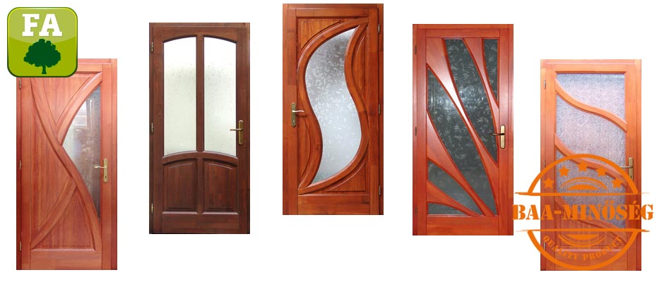 Klasszikusok ereje: Borovi fenyőből készült igazi szép fa beltéri ajtók.